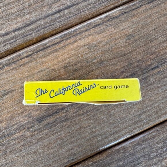 THE CALIFORNIA RAISINS CARD GAME VINTAGE 1987 - Picture 5 of 11